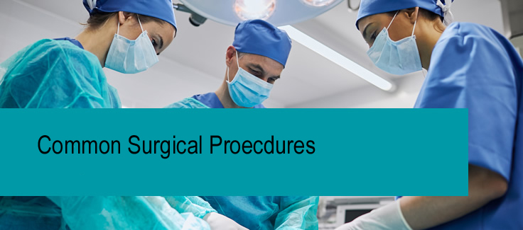 common surgical procedures